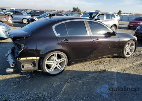 2013 Infiniti G37 Base z USA, uszkodzony, nr VIN JN1CV6AP3DM718995